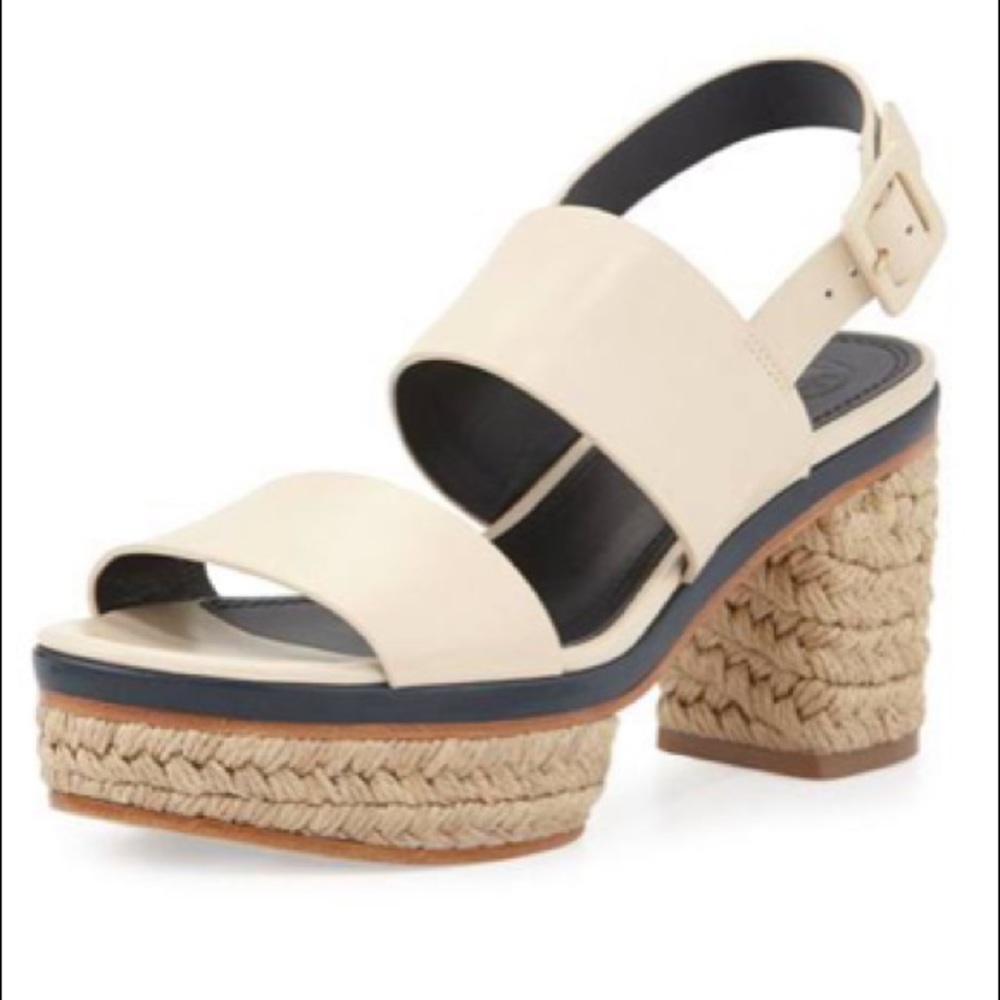 TORY BURCH • solana jute block heel espadrille